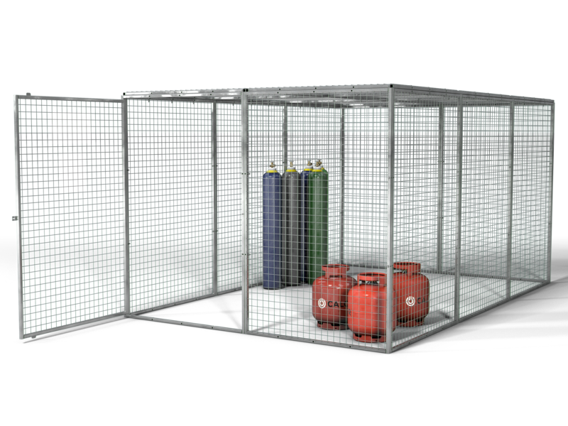 armorgard-gorilla-ggc13-gasflaschenk-fig-verzinkt-abschlie-bar image 2