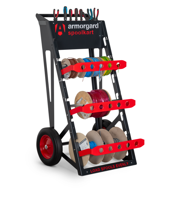 armorgard-spoolkart-spk2-kabelwagen-trommel-abschlie-bar image 1