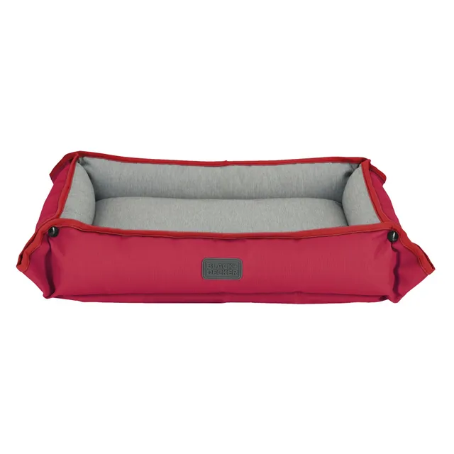 black-decker-pet-supplies-hundebett-klein-rot-51x41cm image 1