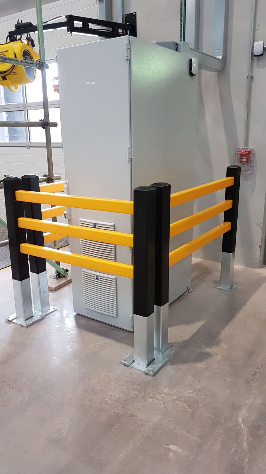 brandsafe-seg-schutzbarriere-demontierbar-hdpe-gelb-schwarz image 7