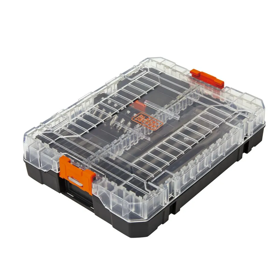 black-decker-130-teiliges-bohrer-und-bit-set-im-koffer image 1