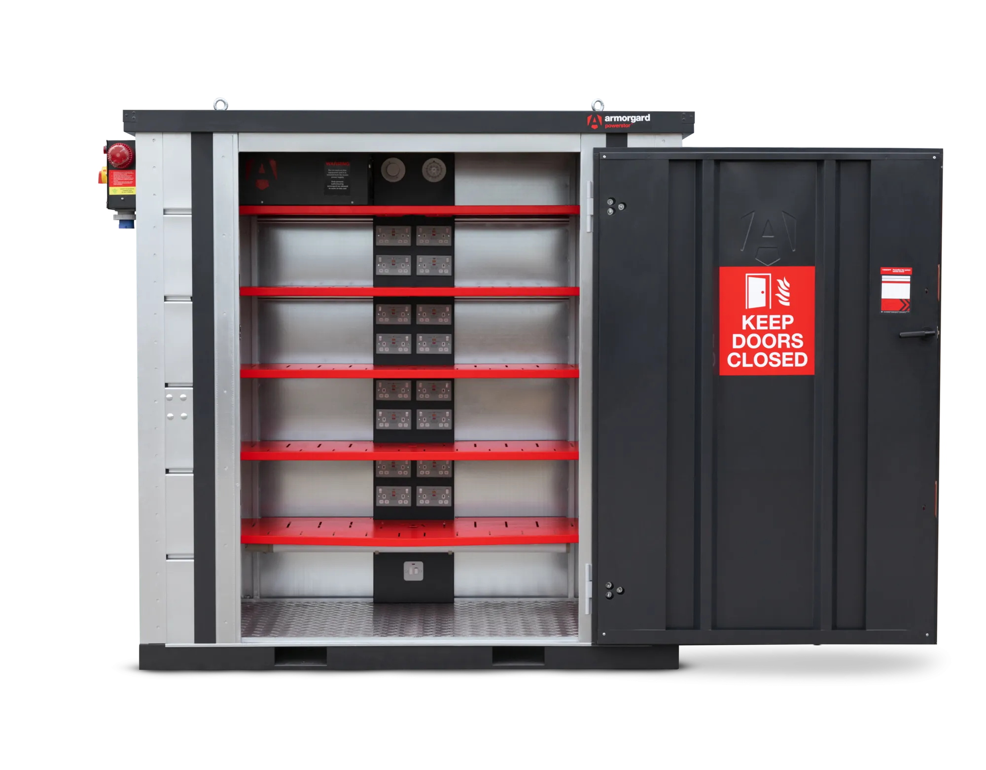 armorgard-powerstor-pwr1-akku-ladeschrank-32-steckdosen image 1