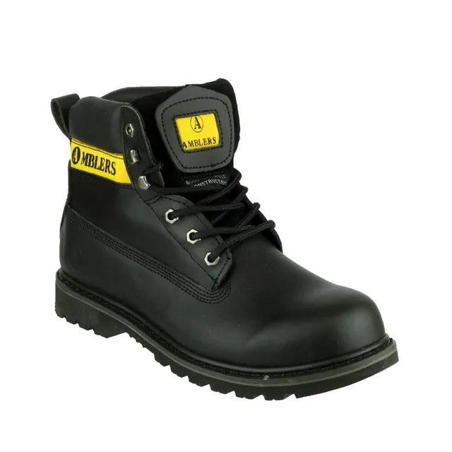 amblers-safety-banbury-schn-rstiefel-schwarz-leder-gummisohle image 1