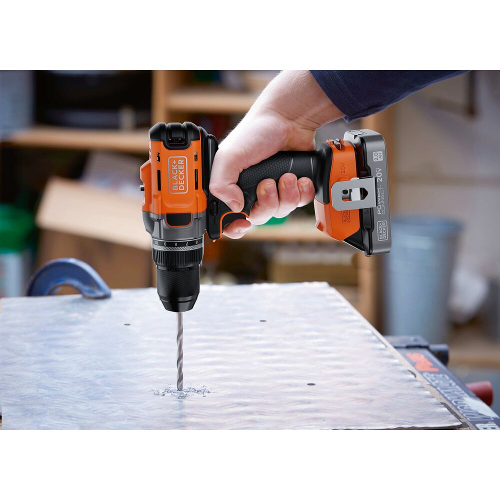 black-decker-powerconnect-20v-akku-bohrschrauber-set-2-gang image 2