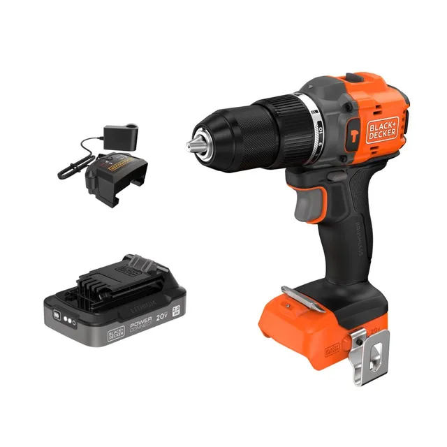 black-decker-powerconnect-20v-akkuschlagbohrmaschine-b-rstenlos-set image 1