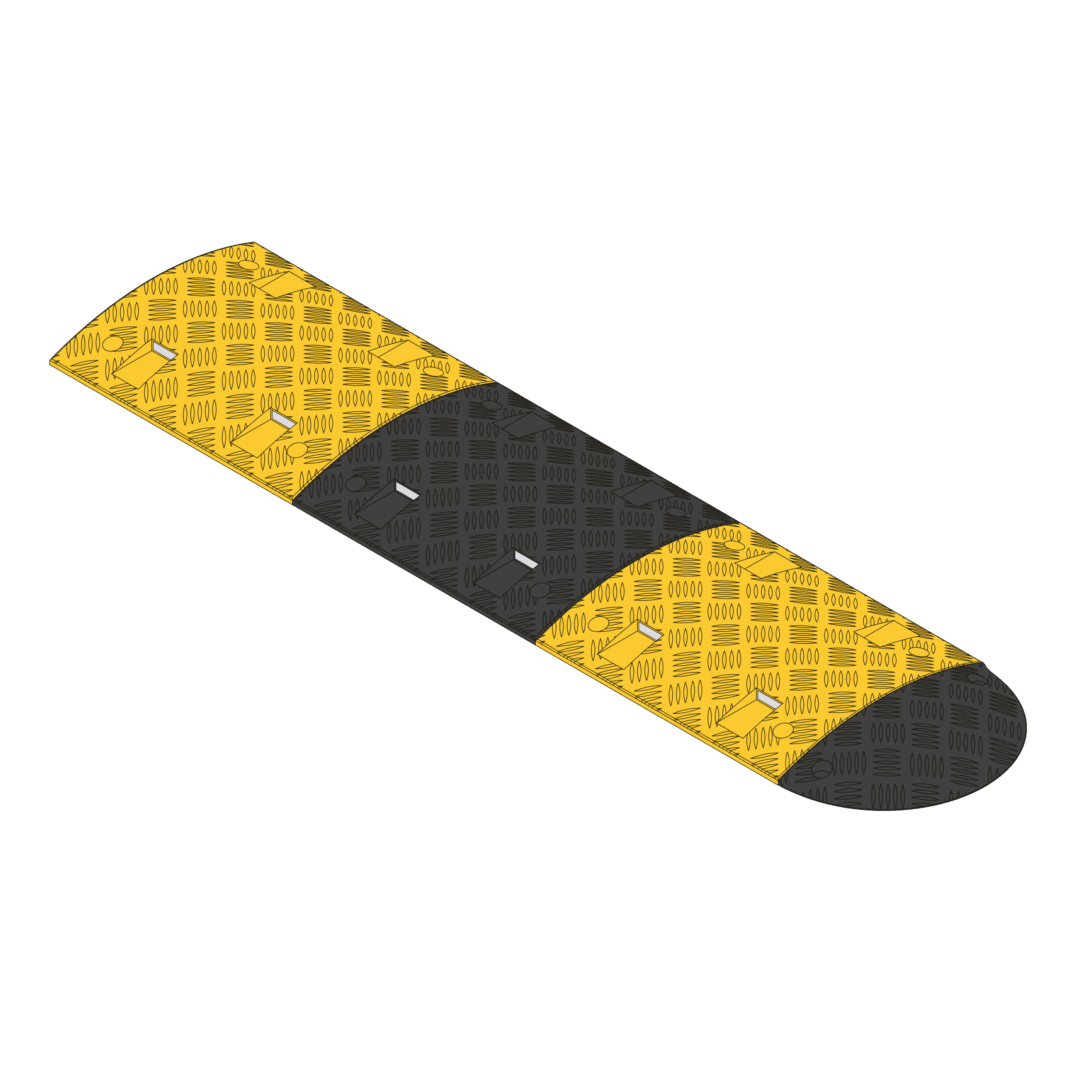 brandsafe-speed-bumps-50mm-bodenschwelle-pkw-gelb-schwarz image 5